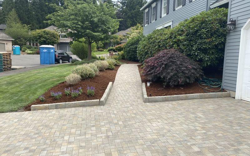 Interior of a trendy kitchen.