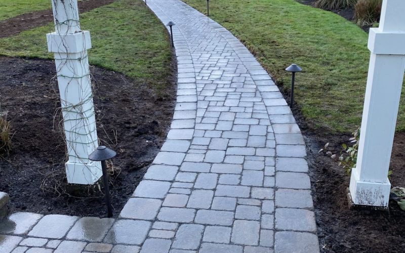 Interior of a trendy kitchen.